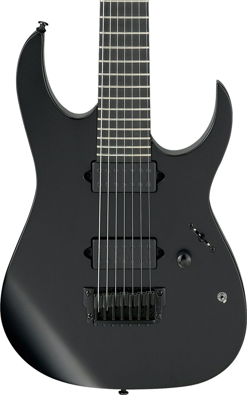 Ibanez RG8EX-BKF 8-String Electric Guitar in Black Flat