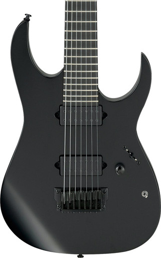 Ibanez RG7421EX-BKF 7-String Electric Guitar in Black Flat