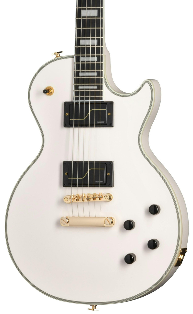 Epiphone Artist Matt Heafy Signature Les Paul Custom Origins Electric Guitar in Bone White Epiphone Artist Matt Heafy Signature Les Paul Custom Origins Electric Guitar in Bone White