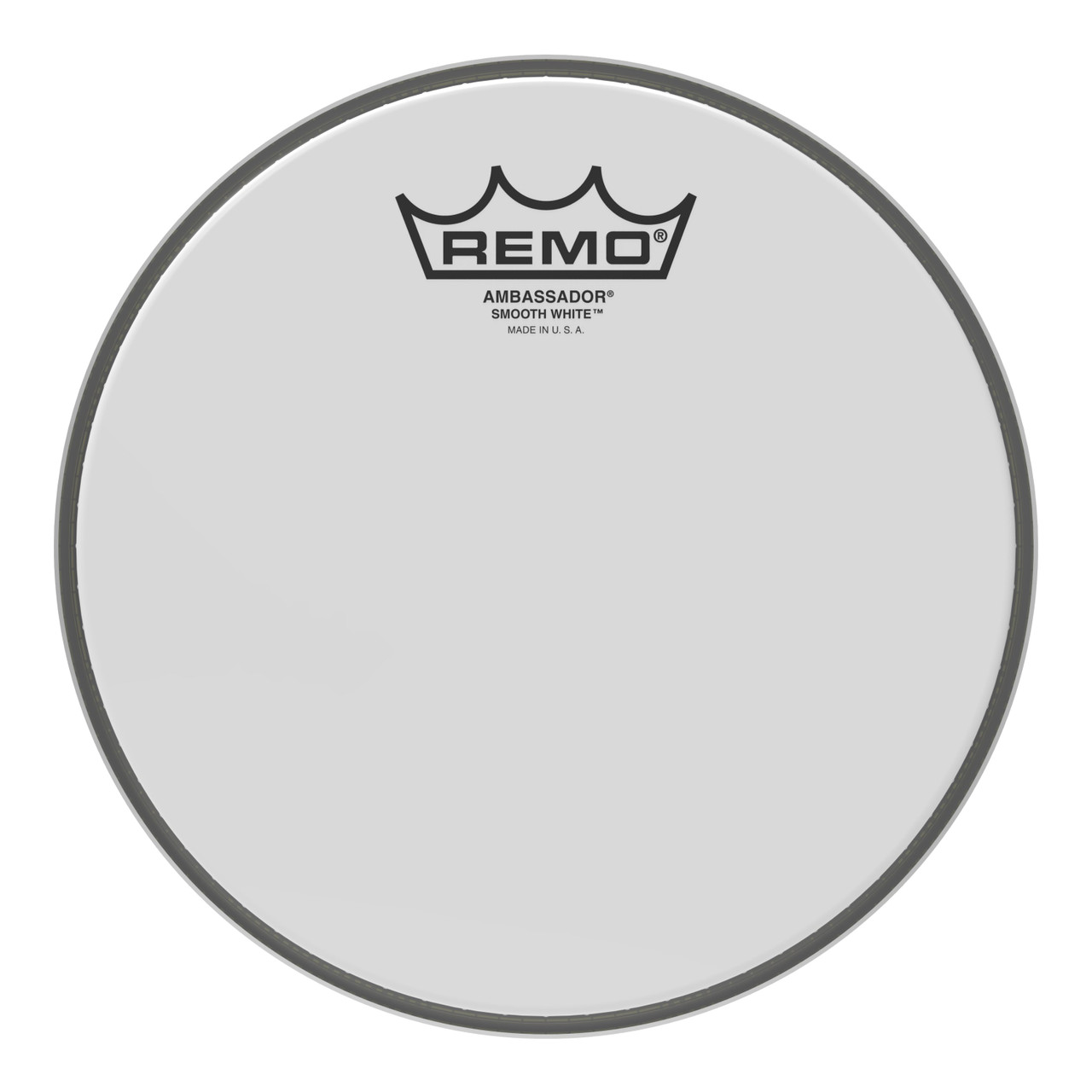 Remo 8" Ambassador Smooth White Tom Head Remo 8" Ambassador Smooth White Tom Head