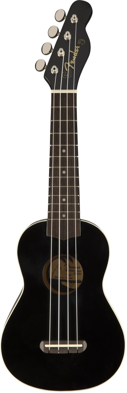 Fender Venice Soprano Ukulele in Black Fender Venice Soprano Ukulele in Black