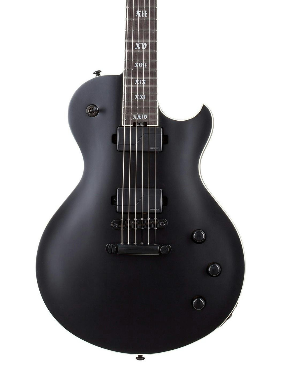Schecter Solo II SLS Elite Evil Twin Electric Guitar in Satin Black Schecter Solo II SLS Elite Evil Twin Electric Guitar in Satin Black