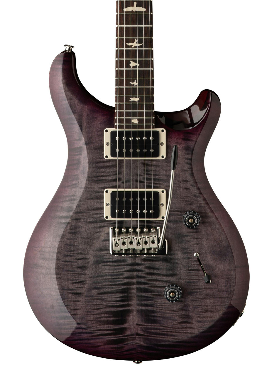 PRS S2 Custom 24 Electric Guitar in Faded Gray Black Purple Burst PRS S2 Custom 24 Electric Guitar in Faded Gray Black Purple Burst