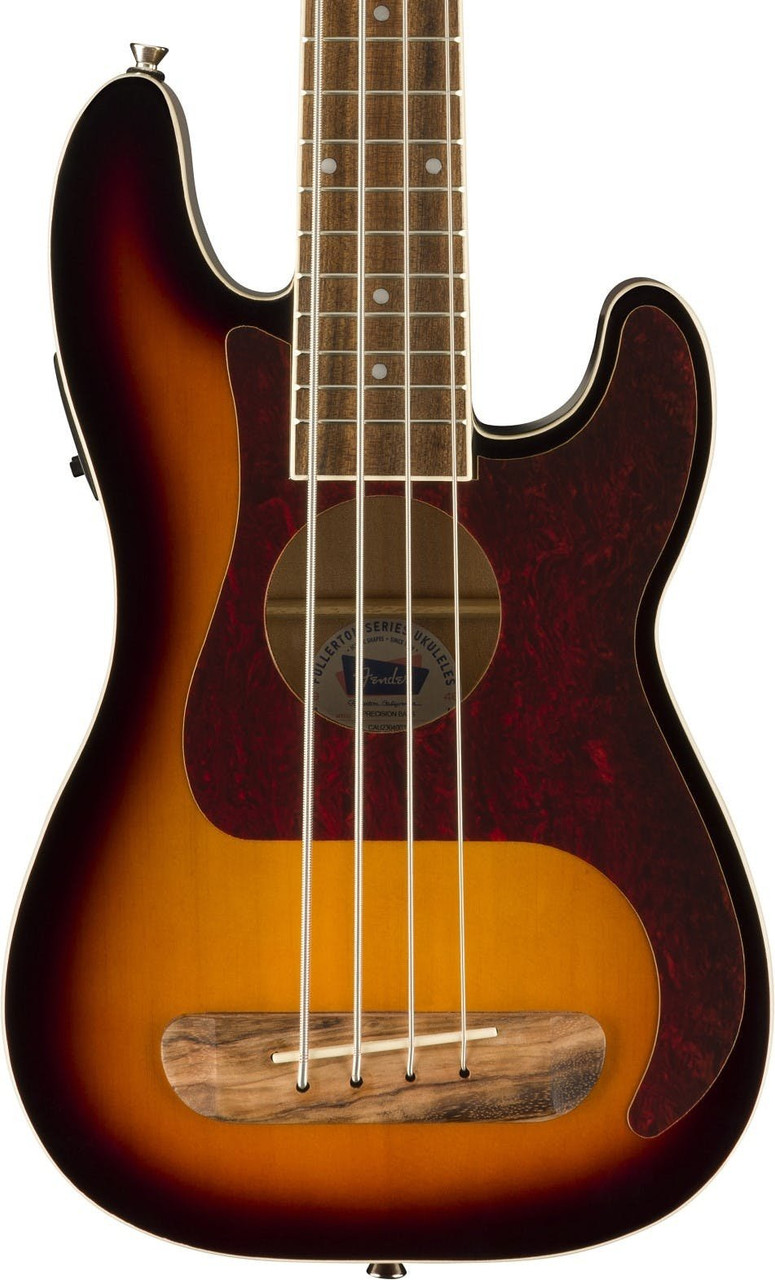 Fender Fullerton Precision Bass Ukulele in 3-Colour Sunburst Fender Fullerton Precision Bass Ukulele in 3-Colour Sunburst