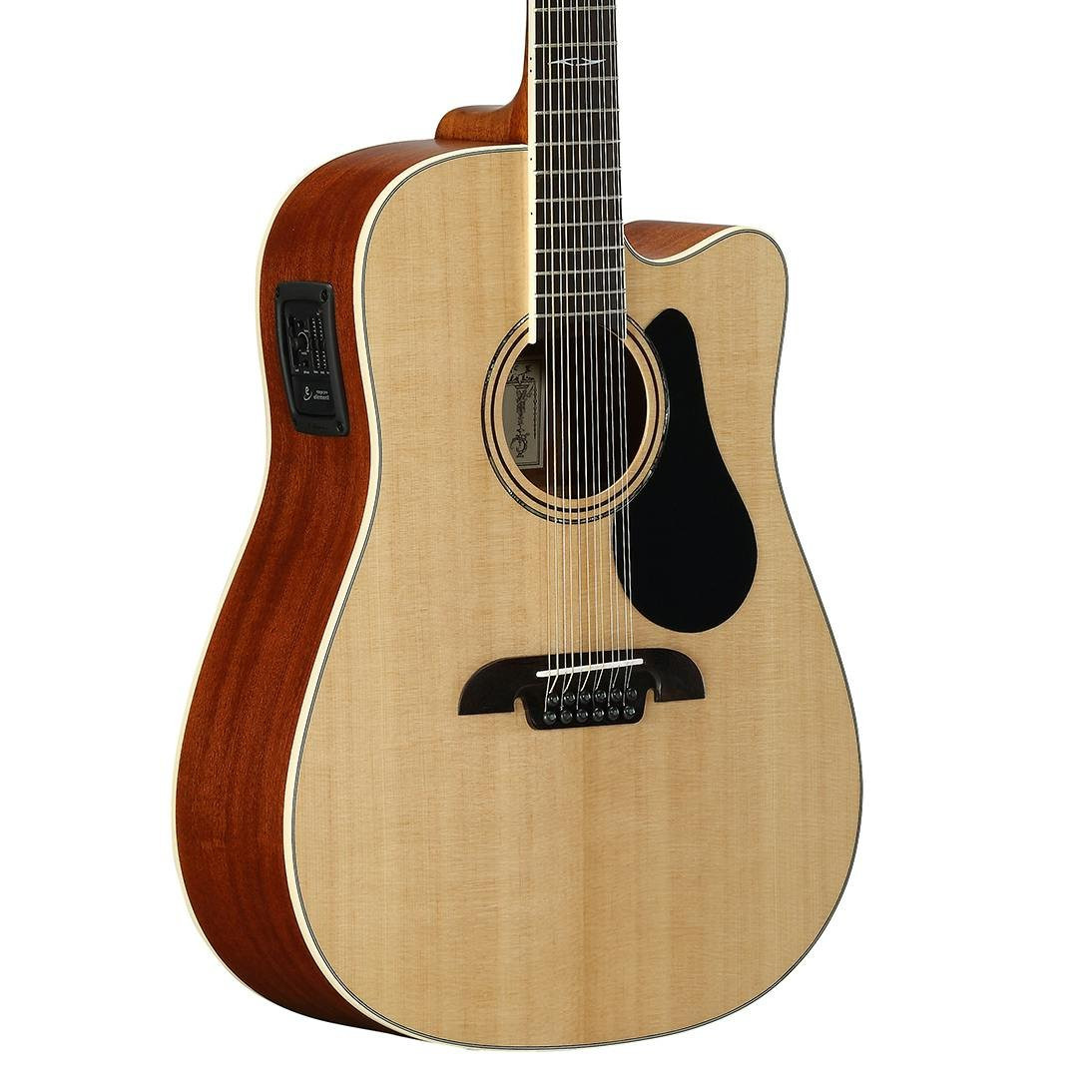 Alvarez Artist AD60-12CE 12-String Dreadnought Electro Acoustic in Natural Alvarez Artist AD60-12CE 12-String Dreadnought Electro Acoustic in Natural