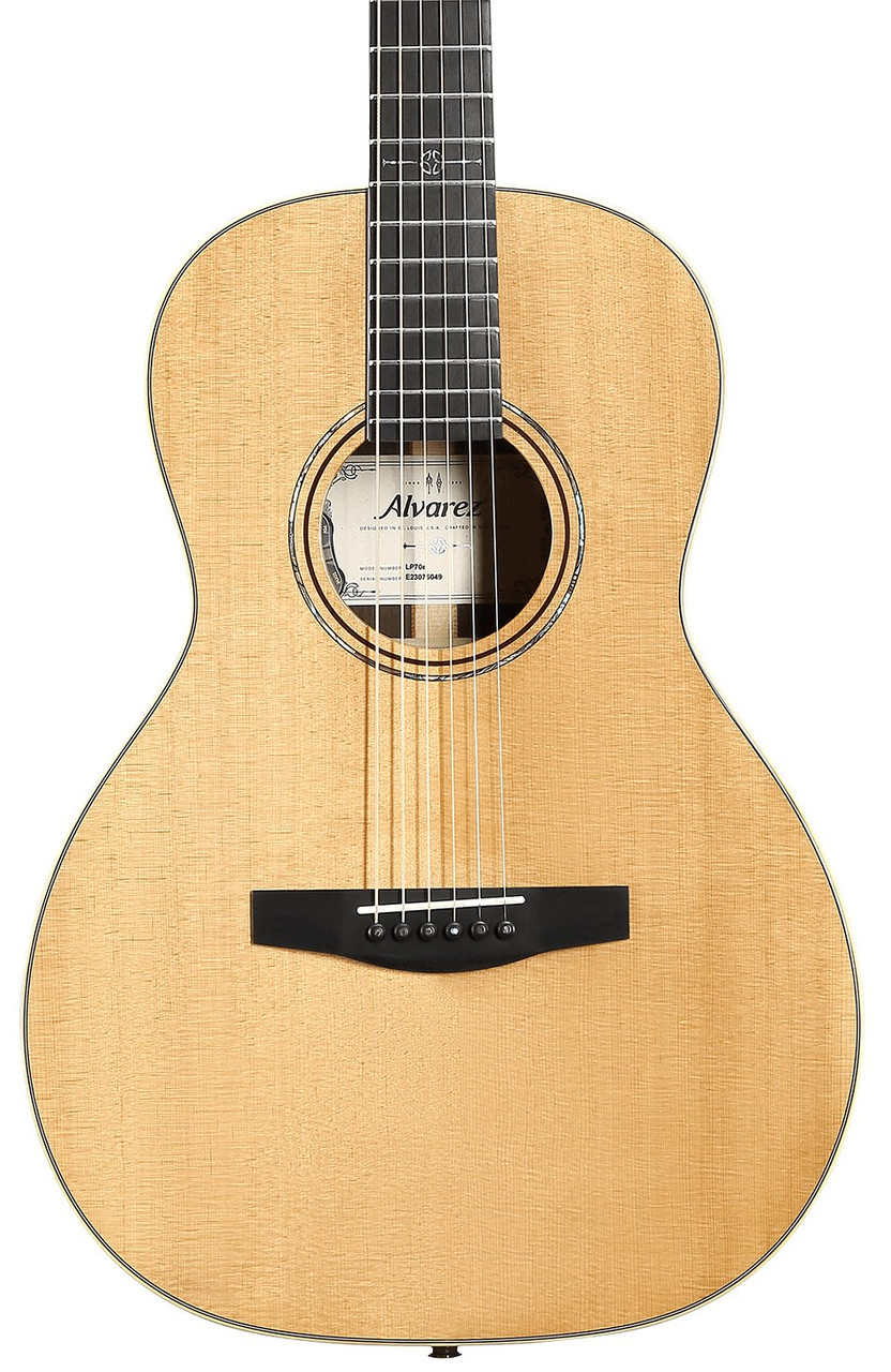 Alvarez Laureate LP70HFE Parlour Electro Acoustic in Natural Alvarez Laureate LP70HFE Parlour Electro Acoustic in Natural