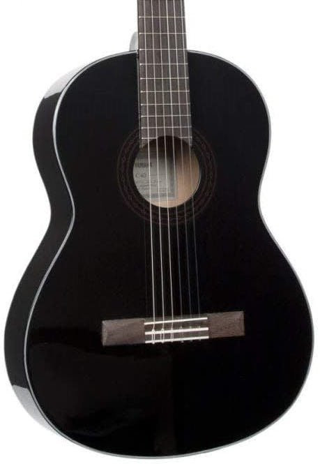 Yamaha C40II Nylon Strung Classical Guitar in Black