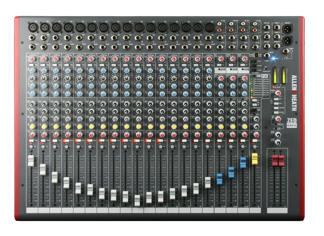 Allen & Heath ZED22FX Mixer Allen & Heath ZED22FX Mixer