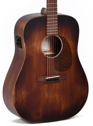 Sigma DM-15E Aged Dreadnought Electro Acoustic in Distressed Satin Sigma DM-15E Aged Dreadnought Electro Acoustic in Distressed Satin