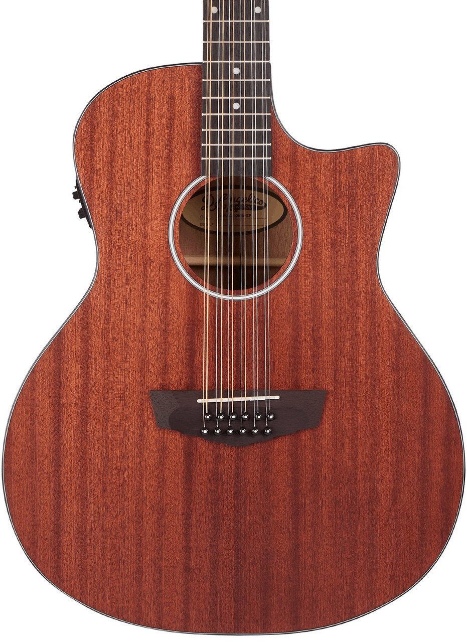 D'Angelico Premier Fulton LS Grand Auditorium 12 String in Mahogany Satin