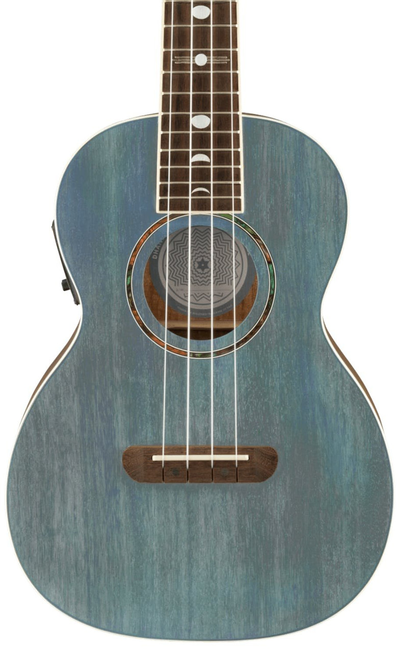 Fender Dhani Harrison Ukulele Turquoise in Standard