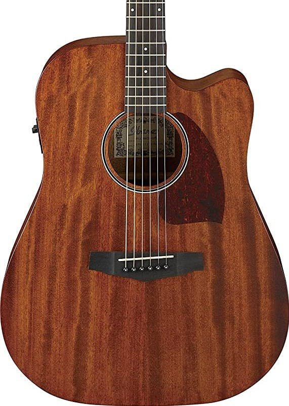 Ibanez Acoustic Guitar Mahogany Dreadnought Body Open Pore in Natural Ibanez Acoustic Guitar Mahogany Dreadnought Body Open Pore in Natural
