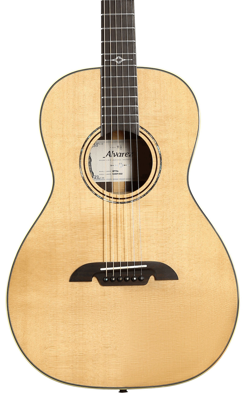 Alvarez Masterworks MP70E Parlour Electro Acoustic in Natural