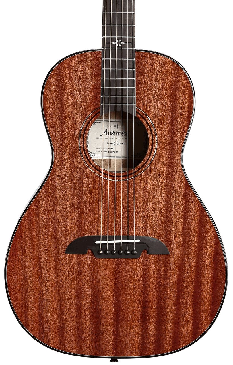 Alvarez Masterworks MP66 Parlour Acoustic Guitar in Natural Alvarez Masterworks MP66 Parlour Acoustic Guitar in Natural