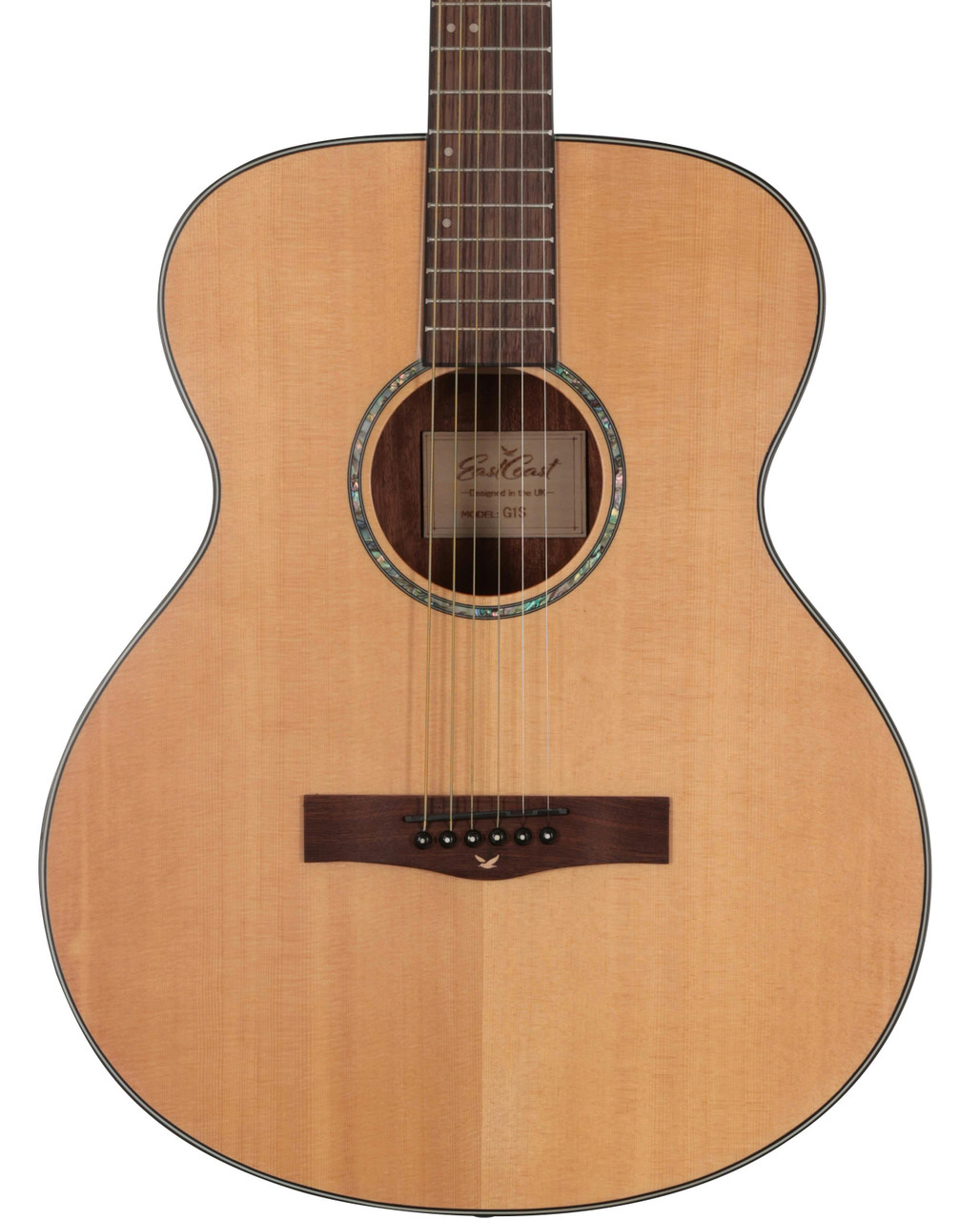 EastCoast G1S Grand Auditorium Satin Natural Spruce Solid Top