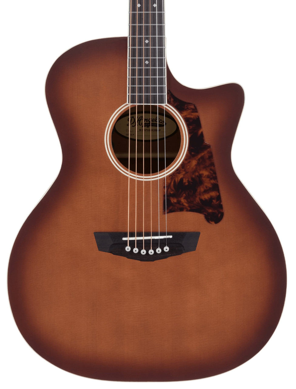 D'Angelico Premier Gramercy Grand Auditorium CE Acoustic Guitar in Caramel Burst