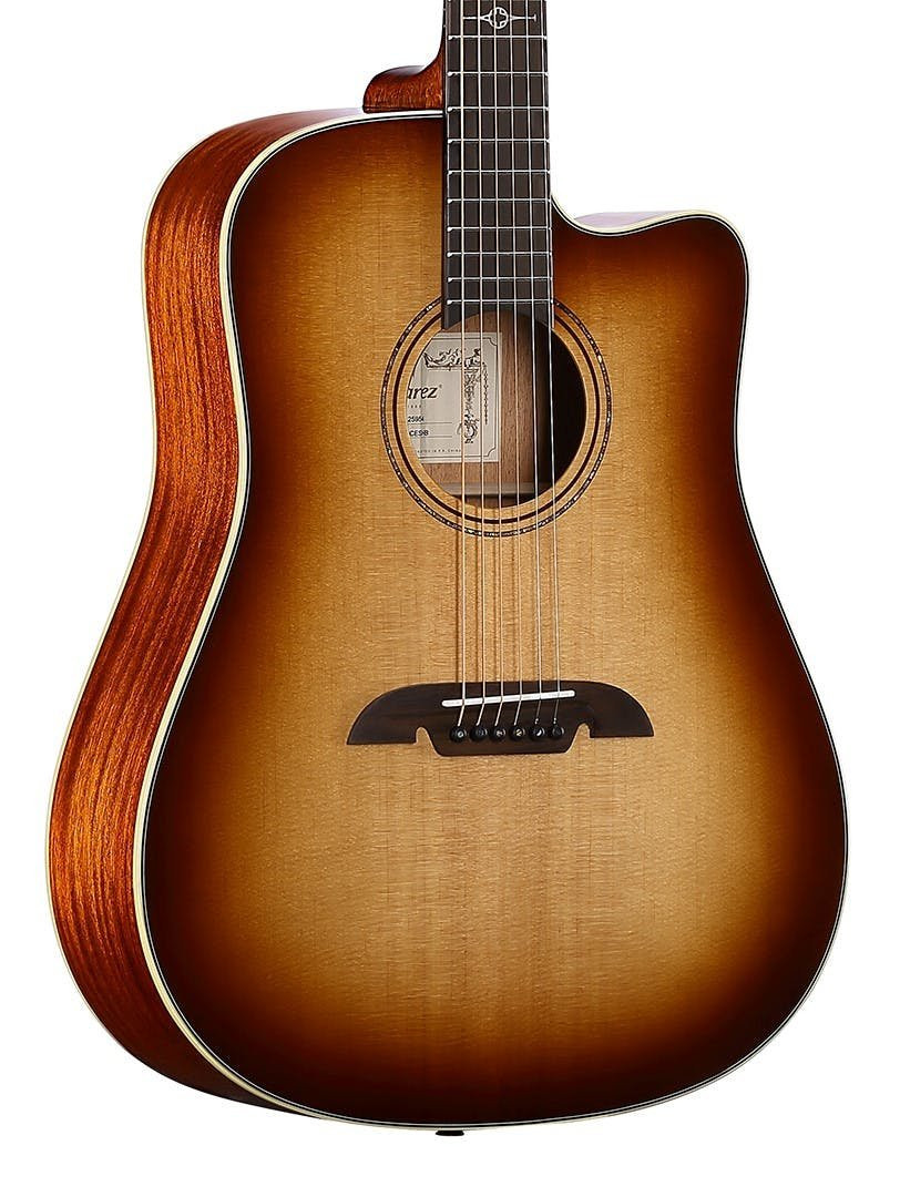 Alvarez Masterworks MD60CESHB Dreadnought Electro Acoustic in Shadowburst with Cutaway Alvarez Masterworks MD60CESHB Dreadnought Electro Acoustic in Shadowburst with Cutaway