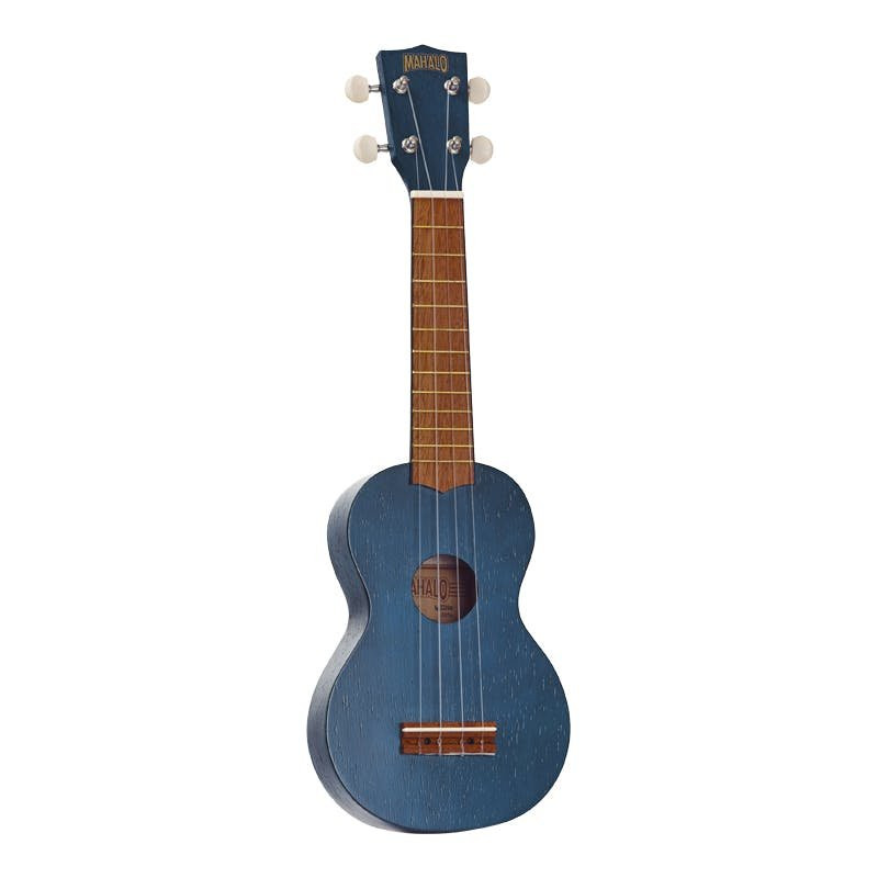 Mahalo Kahiko MK1 Soprano Ukulele In Transparent Blue