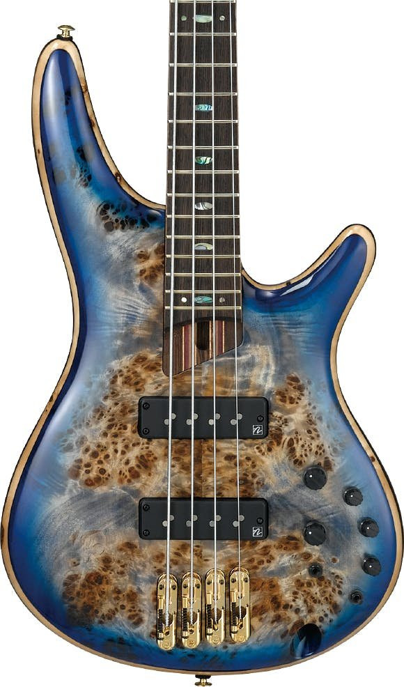 Ibanez SR2600-CBB Premium 4-String Bass Guitar in Cerulean Blue Burst Ibanez SR2600-CBB Premium 4-String Bass Guitar in Cerulean Blue Burst