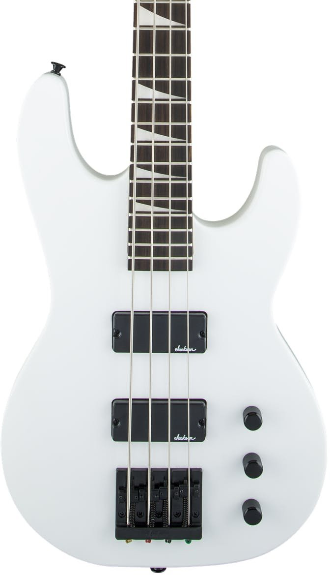 Jackson JS2 Concert Bass Guitar in Snow White with Amaranth Fretboard Jackson JS2 Concert Bass Guitar in Snow White with Amaranth Fretboard