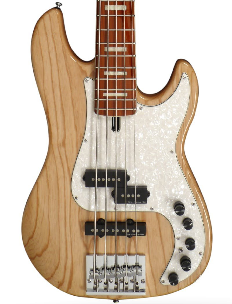 Sire Marcus Miller P8 Swamp Ash 5-String Bass Guitar in Natural