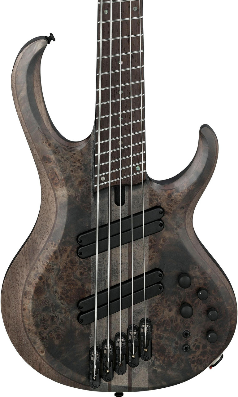 Ibanez BTB805MS-TGF 5-String Multi-Scale Bass Guitar in Transparent Grey Flat Ibanez BTB805MS-TGF 5-String Multi-Scale Bass Guitar in Transparent Grey Flat
