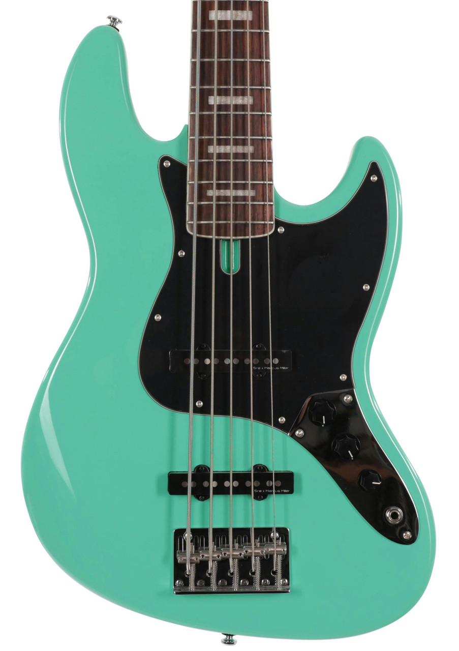 Sire Marcus Miller V5R 5-String Bass Guitar in Mild Green Sire Marcus Miller V5R 5-String Bass Guitar in Mild Green