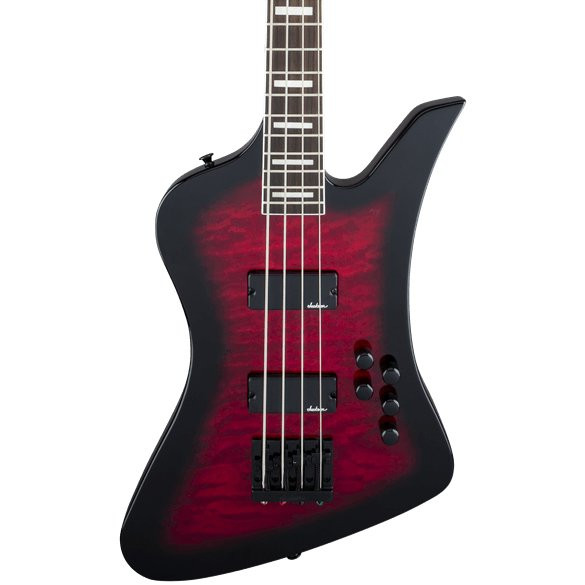 Jackson JS3 Kelly Bird - Trans Red With Amaranth Fretboard