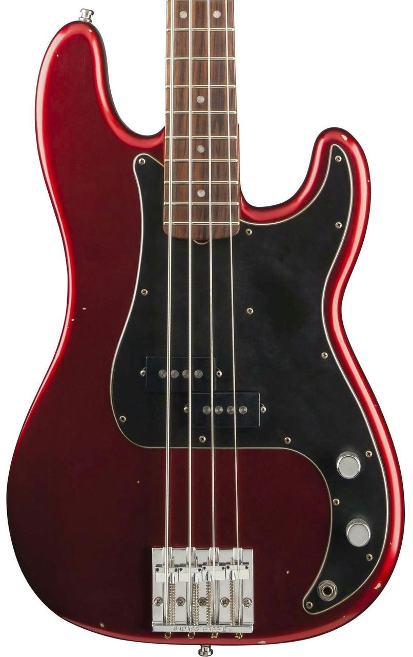 Fender Nate Mendel of the Foo Fighters Precision Bass Guitar in Candy Apple Red Fender Nate Mendel of the Foo Fighters Precision Bass Guitar in Candy Apple Red