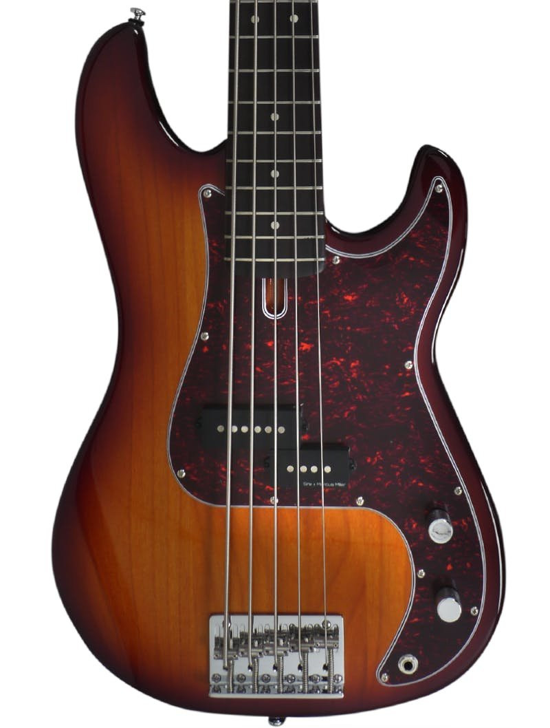 Sire Marcus Miller P5R 5-String Bass Guitar in Tobacco Sunburst