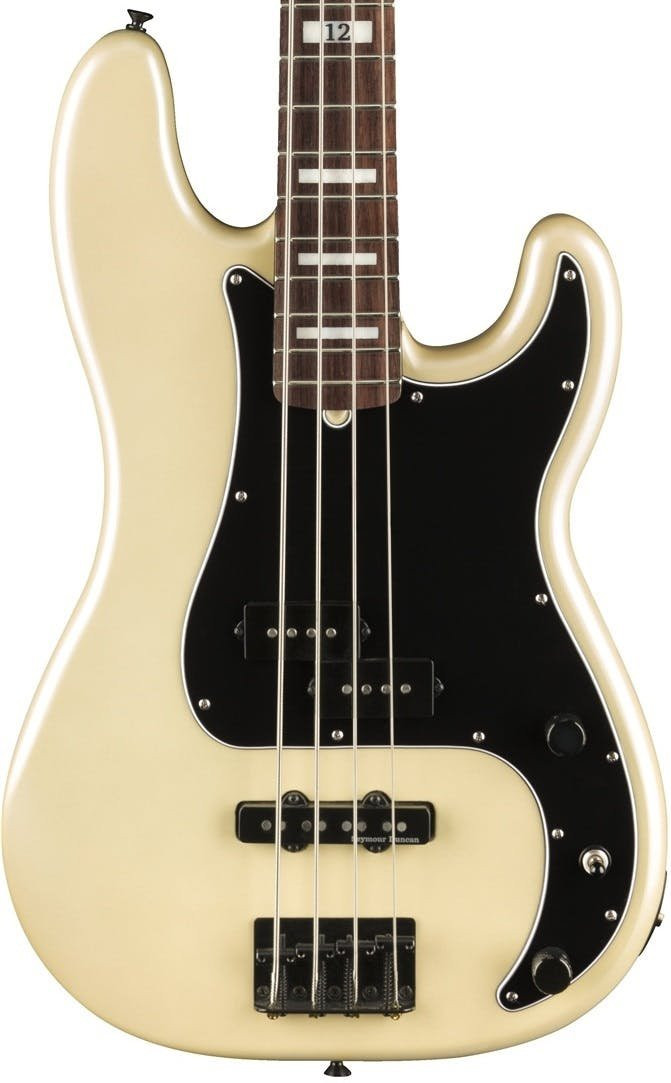 Fender Duff McKagan Signature Deluxe Precision Bass Guitar in White Pearl Fender Duff McKagan Signature Deluxe Precision Bass Guitar in White Pearl