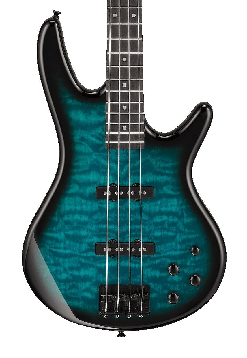 Ibanez GIO SR Series Quilted Maple Top Transparent Marine Sunburst Ibanez GIO SR Series Quilted Maple Top Transparent Marine Sunburst