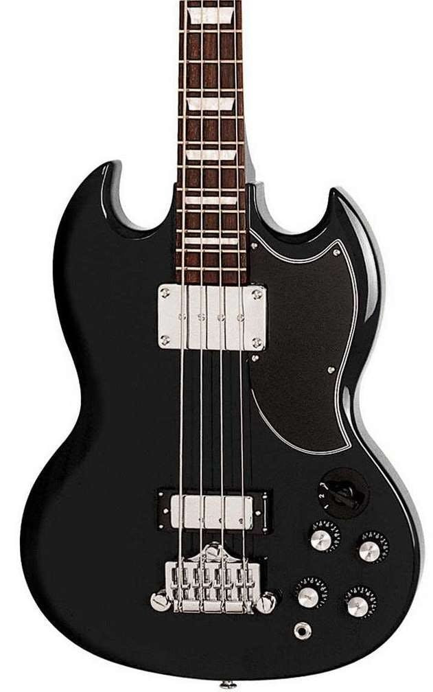 Epiphone EB3 SG Bass Guitar Cherry Chrome Hardware - Andertons