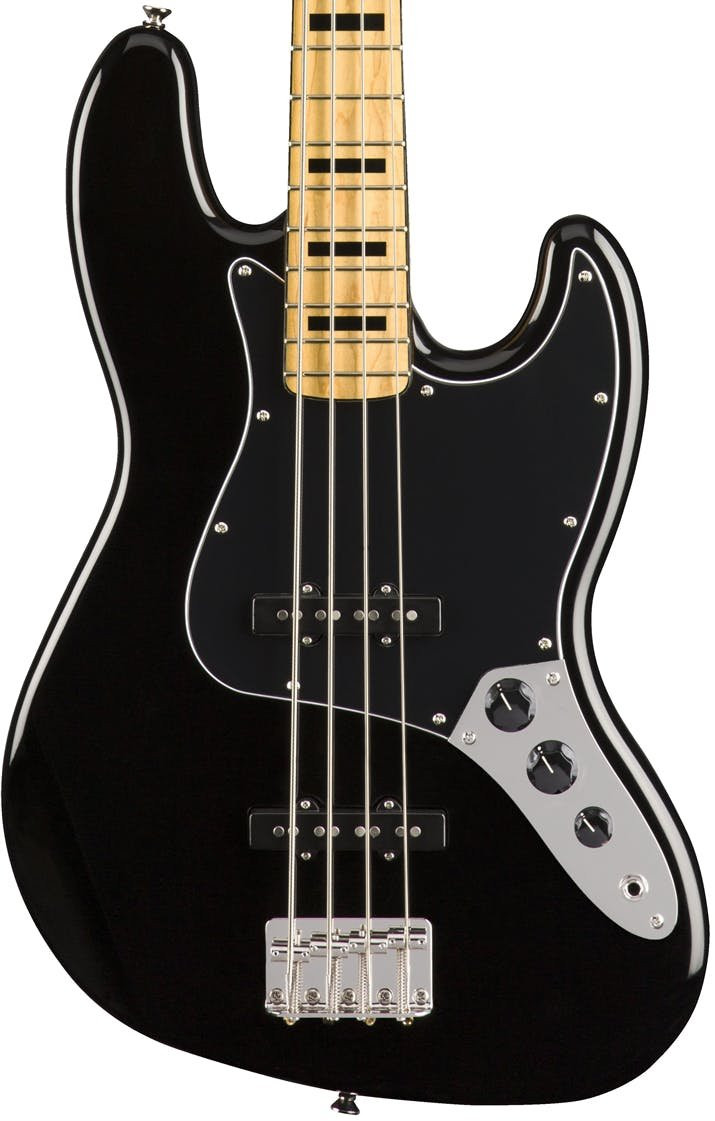 Squier Classic Vibe 70s Jazz Bass Guitar Maple Fingerboard Black Squier Classic Vibe 70s Jazz Bass Guitar Maple Fingerboard Black