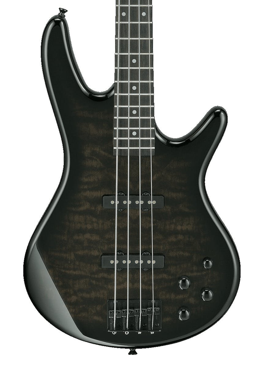 Ibanez GIO SR Series Quilted Maple Top Transparent Black Sunburst