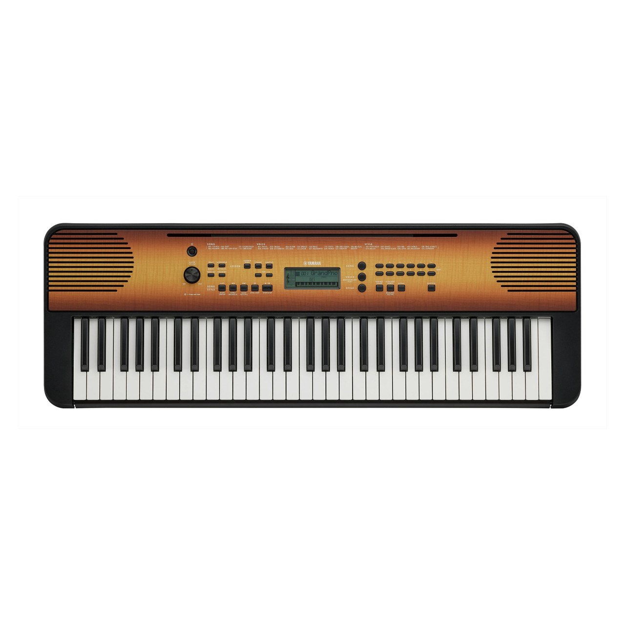 Yamaha PSR-E360 Digital Keyboard in Dark Walnut - Andertons Music Co.