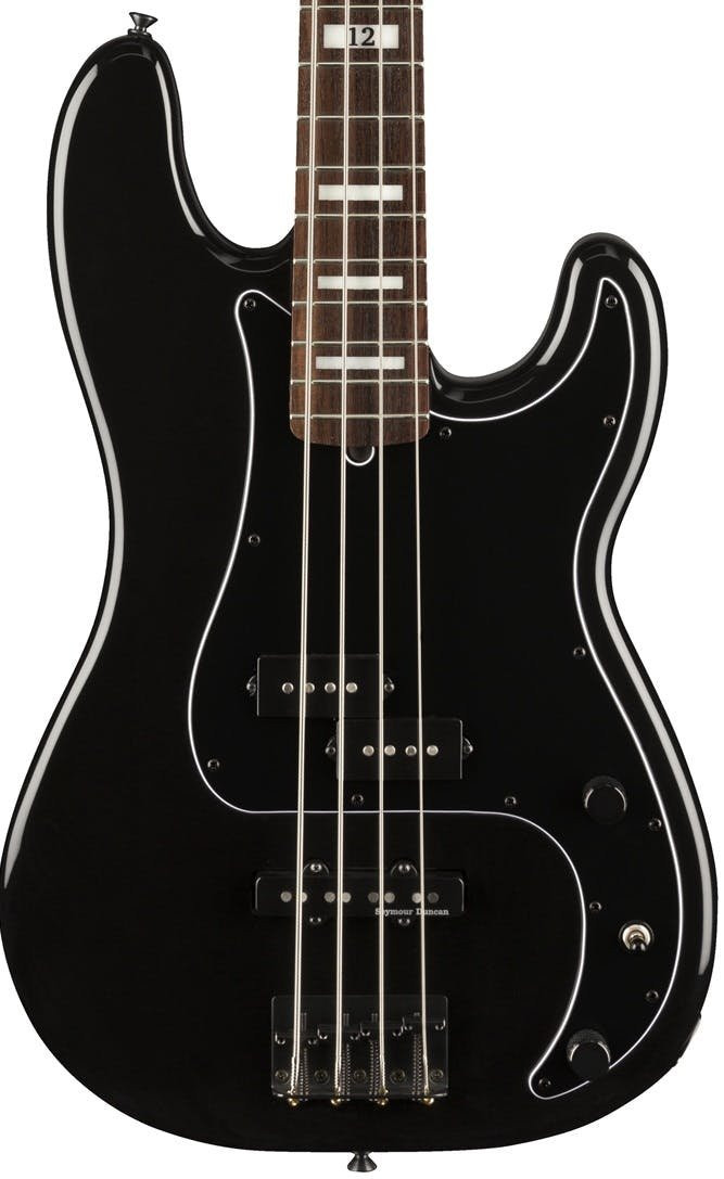 Fender Duff McKagan Signature Deluxe Precision Bass Guitar in Black Fender Duff McKagan Signature Deluxe Precision Bass Guitar in Black
