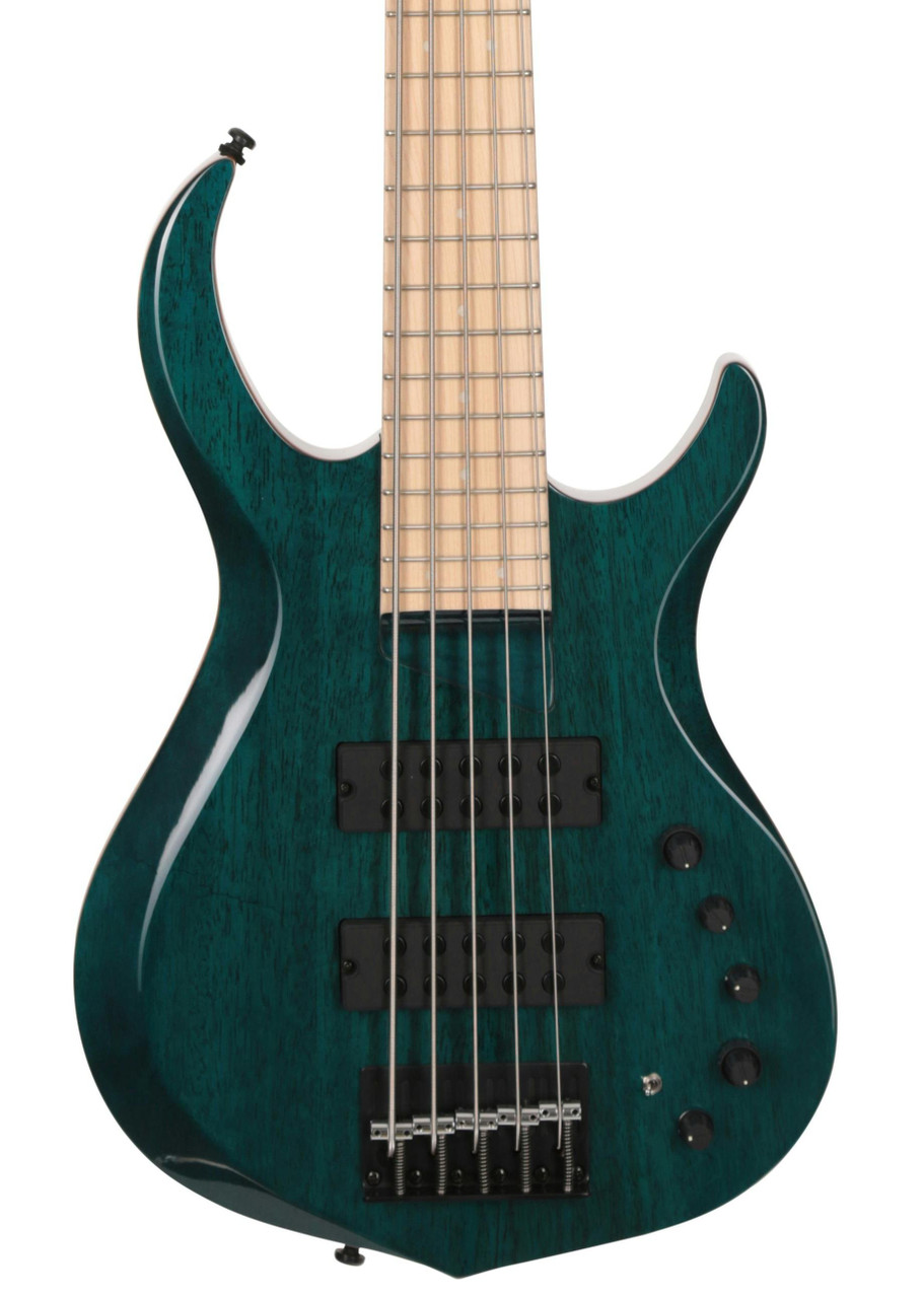 Sire Version 2 Marcus Miller M2 5-String Bass Guitar in Transparent Blue
