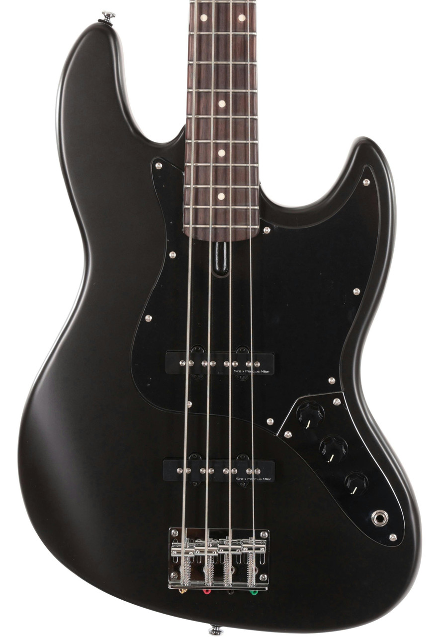 Sire Marcus Miller V3P Passive 4-String Bass Guitar in Satin Black Sire Marcus Miller V3P Passive 4-String Bass Guitar in Satin Black