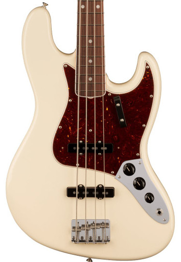 Fender American Vintage II 1966 Jazz Bass Guitar in Olympic White