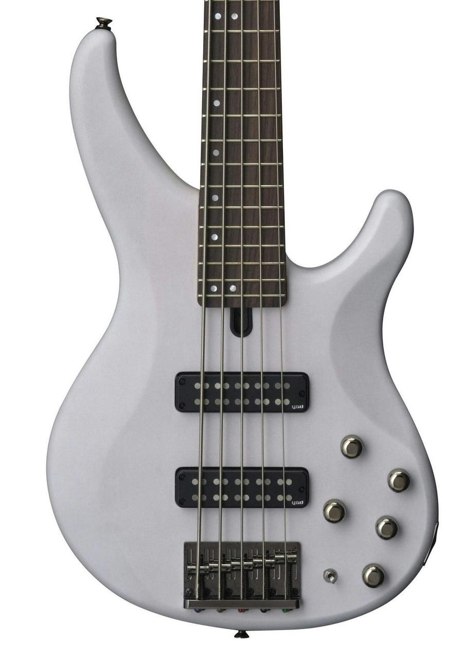 Yamaha TRBX505 5-String Bass Guitar in Translucent White Yamaha TRBX505 5-String Bass Guitar in Translucent White