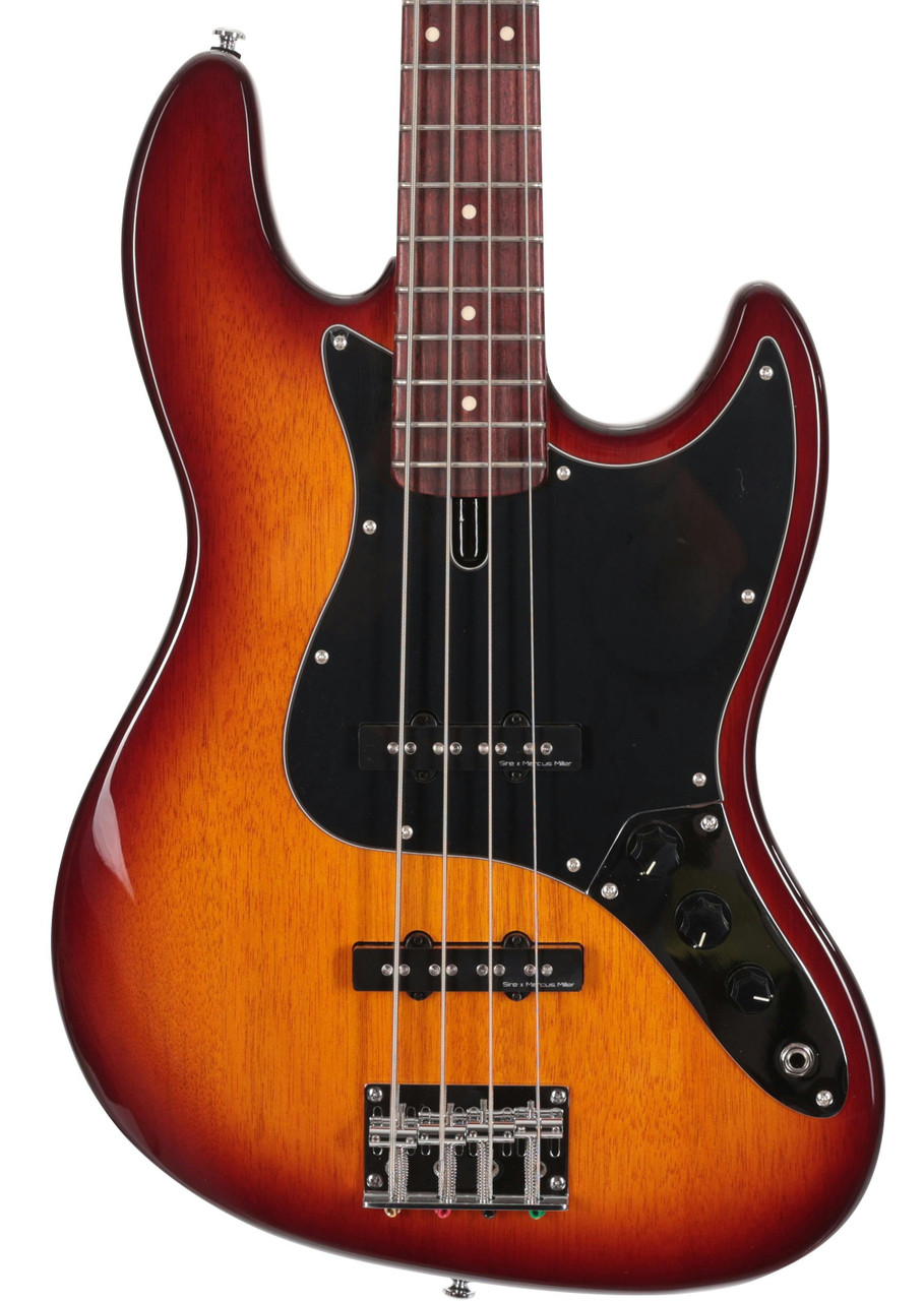 Sire Marcus Miller V3P Passive 4-String Bass Guitar in Tobacco Sunburst