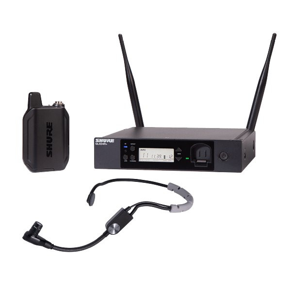 Shure GLX-D+ Dual Band Wireless Rack System with SM35 and GLXD4R+ Half-Rack Receiver Shure GLX-D+ Dual Band Wireless Rack System with SM35 and GLXD4R+ Half-Rack Receiver