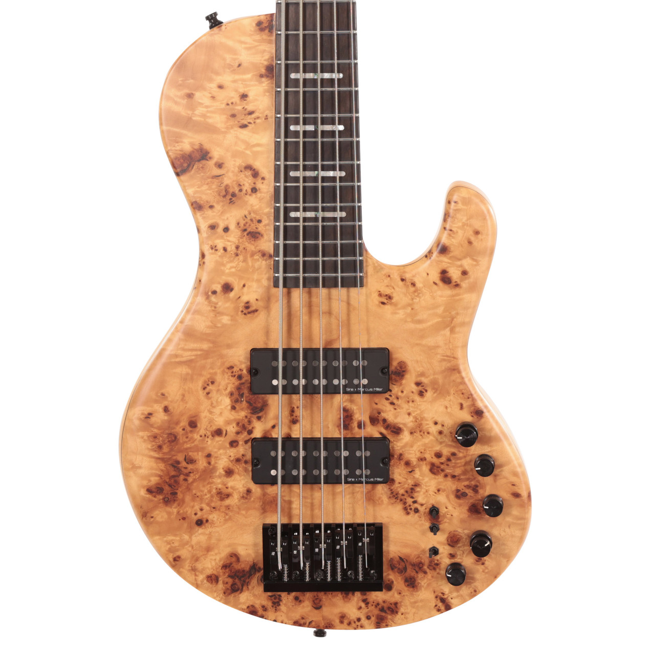 Sire Marcus Miller F10 5-String Bass Guitar in Natural Satin Sire Marcus Miller F10 5-String Bass Guitar in Natural Satin