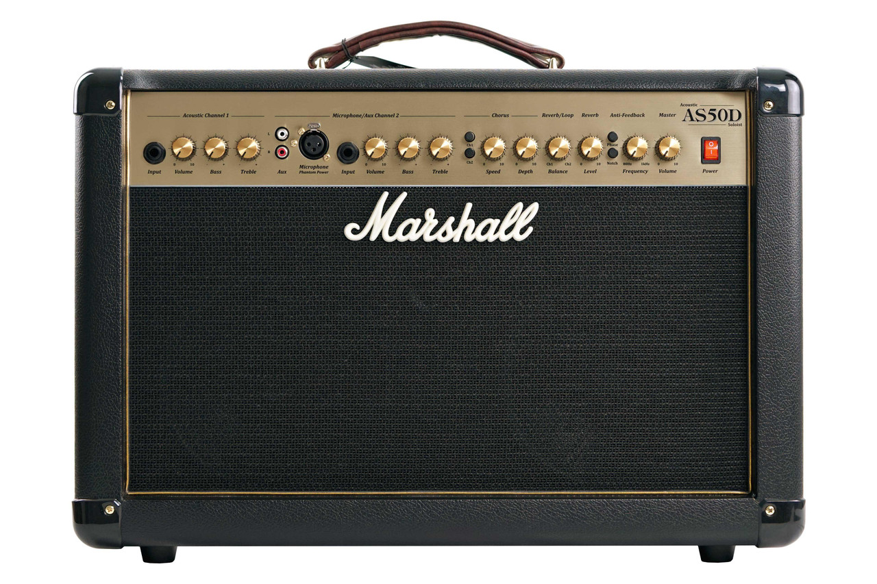 Marshall AS50D Acoustic Guitar Combo in Black