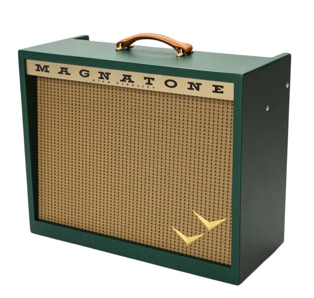 Magnatone Panoramic Stereo 2x10" Guitar Valve Amp Combo in Green