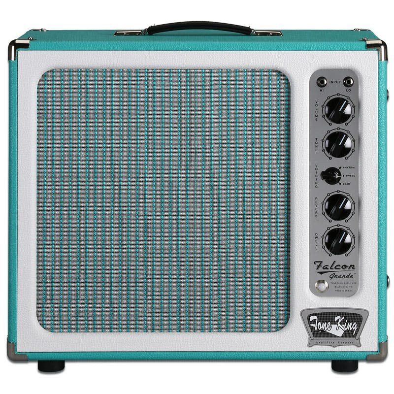 Tone King Falcon Grande Amp in Turquoise and White Tone King Falcon Grande Amp in Turquoise and White