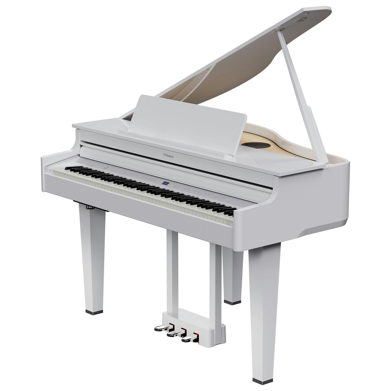 Roland GP6 Digital Mini-Grand Piano in Polished White Roland GP6 Digital Mini-Grand Piano in Polished White