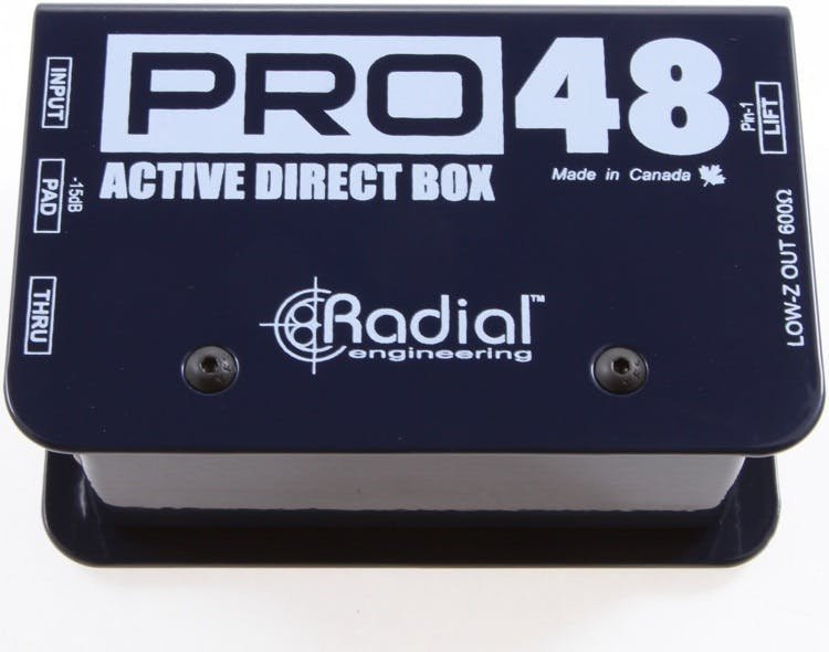 Radial PRO48 Phantom Powered Active DI Box Radial PRO48 Phantom Powered Active DI Box
