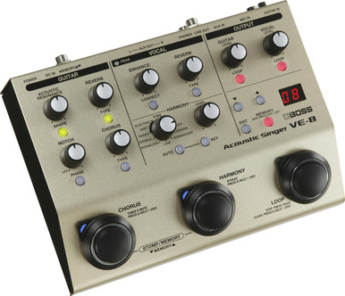 BOSS VE1 Vocal Echo FX Pedal - Andertons Music Co.